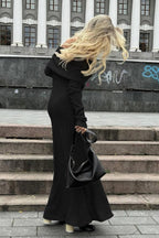 Off Shoulder Knit Sweater Dress image 11