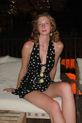 Sexy Polka Dot V-Neck Mini Dress image 1