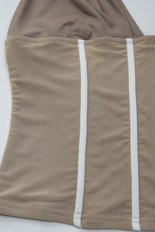 Sexy Deep V Mesh Bone Cami Top image 6