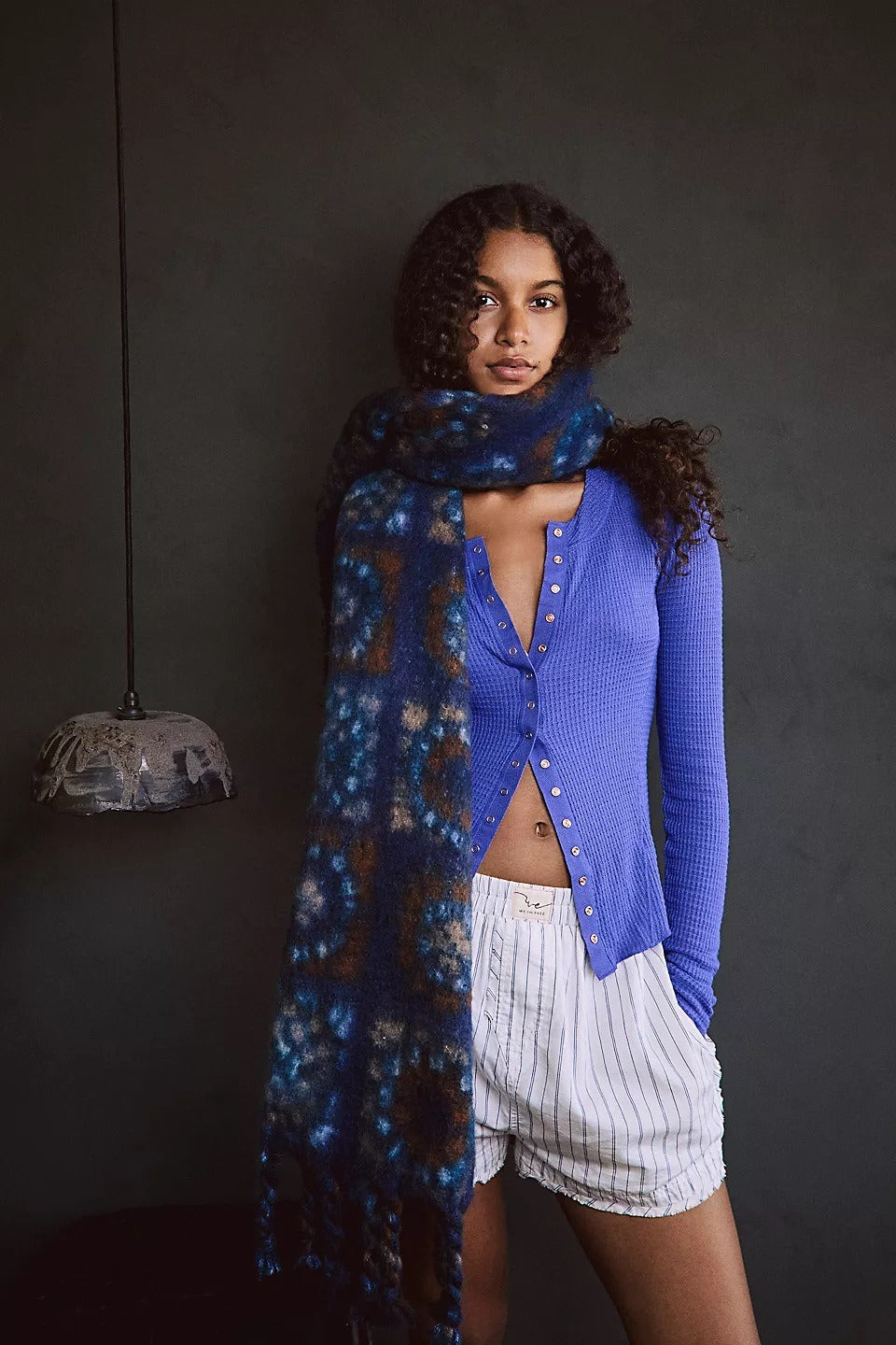 Solid Single-Button Fitted Long-Sleeve Knit Cardigan image 19