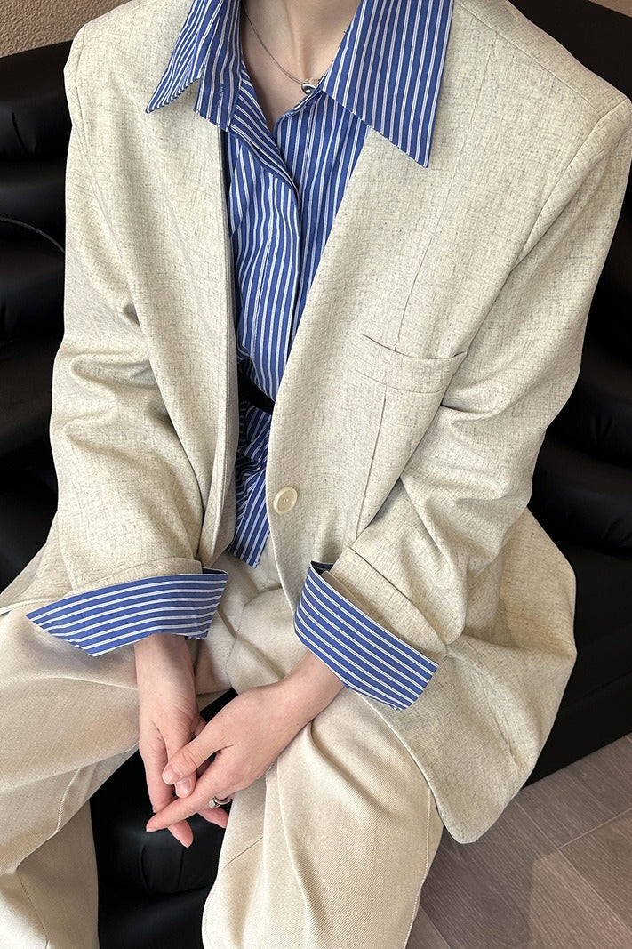 Casual V-Neck Blazer image 3