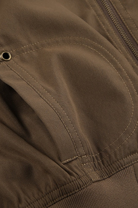 Utility Belted Zip Pocket Jacket image 11