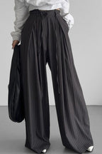 Chic Stripe High Waist Wide Leg Pants image 6