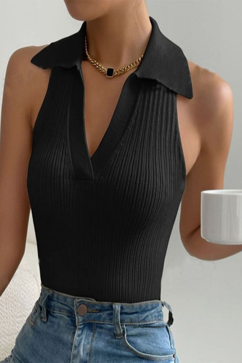 Sleeveless Knit Top image 6