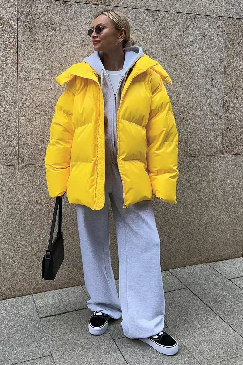 Heavy Duty Zipped Hooded Puffer Jacket image 25