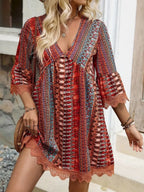 Adeline Lace V-Neck Dress styled for Avrienne