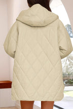 Casual Long Hooded Puffer Jacket image 8