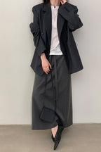 Commuter Style Belted Blazer image 8