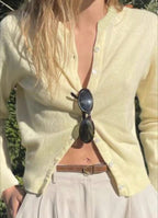 Soft Knit Solid Color Cardigan image 7
