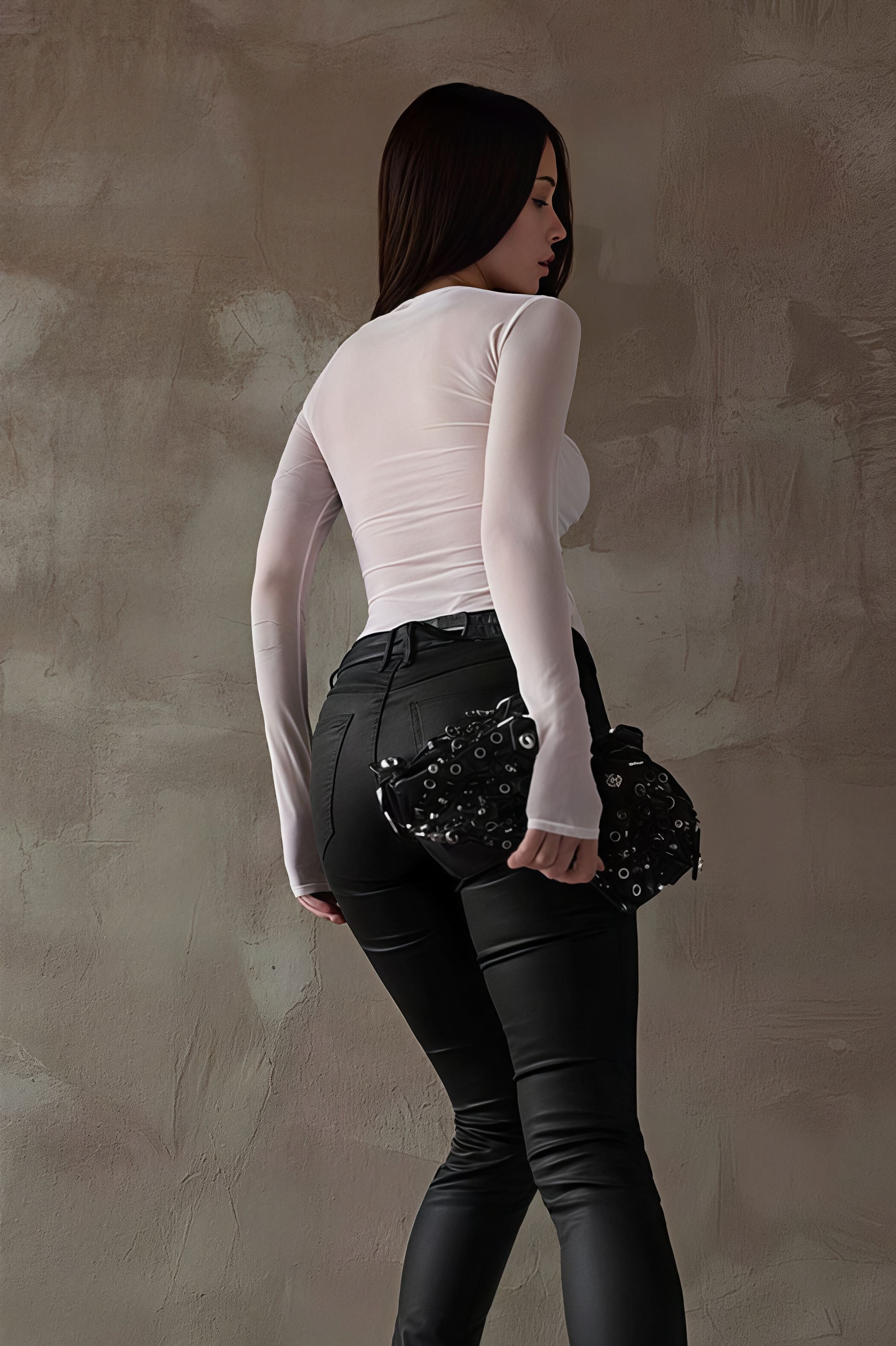 Trendy Print Sexy Slim Crew Neck Blouse image 4