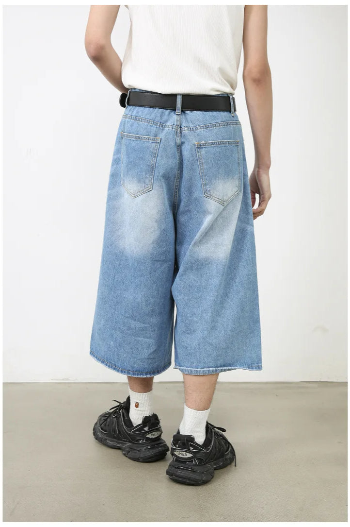 Vintage Y2K Loose Cropped Jeans image 14