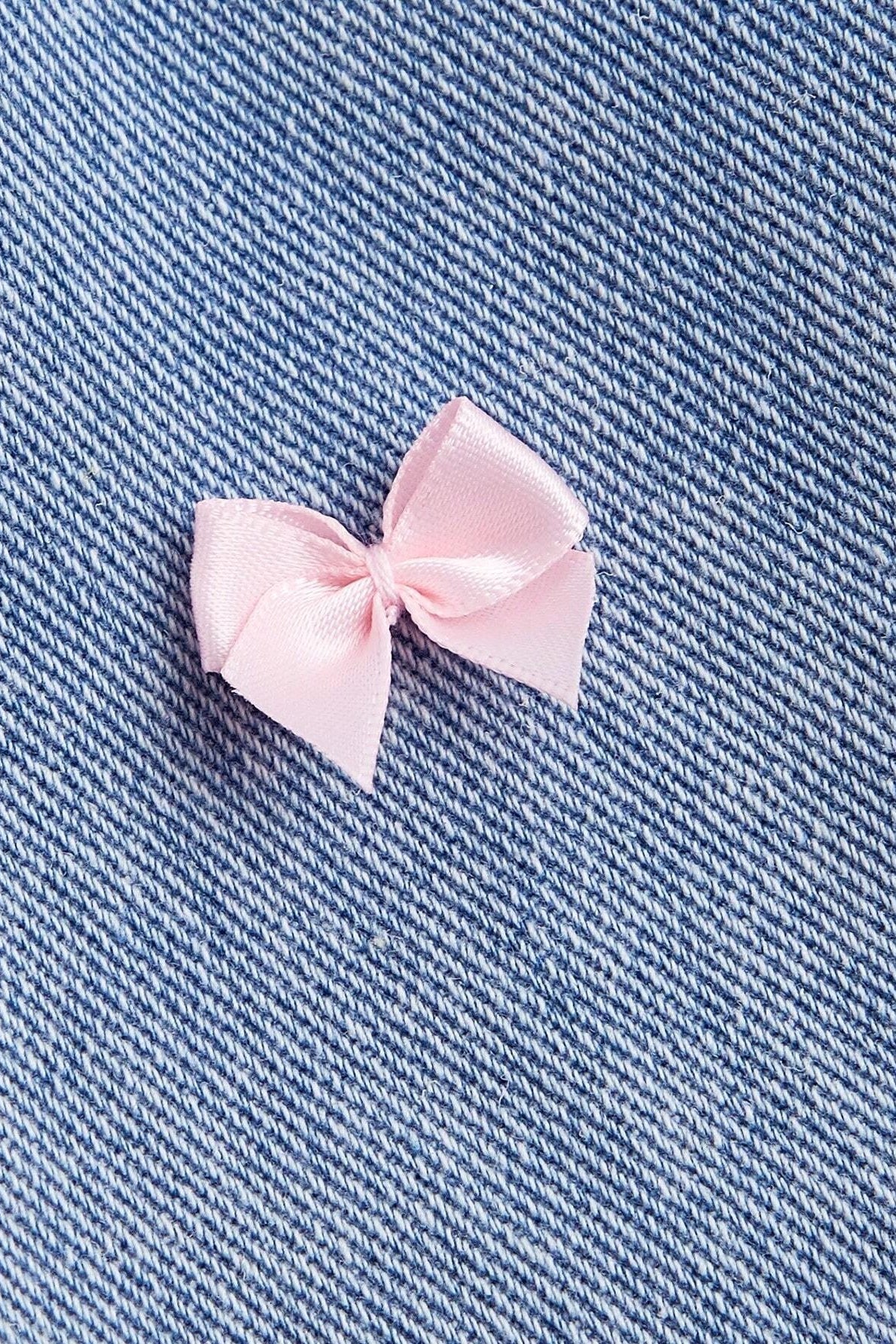 High Waist Washed Bow Wide Leg Jean image 7