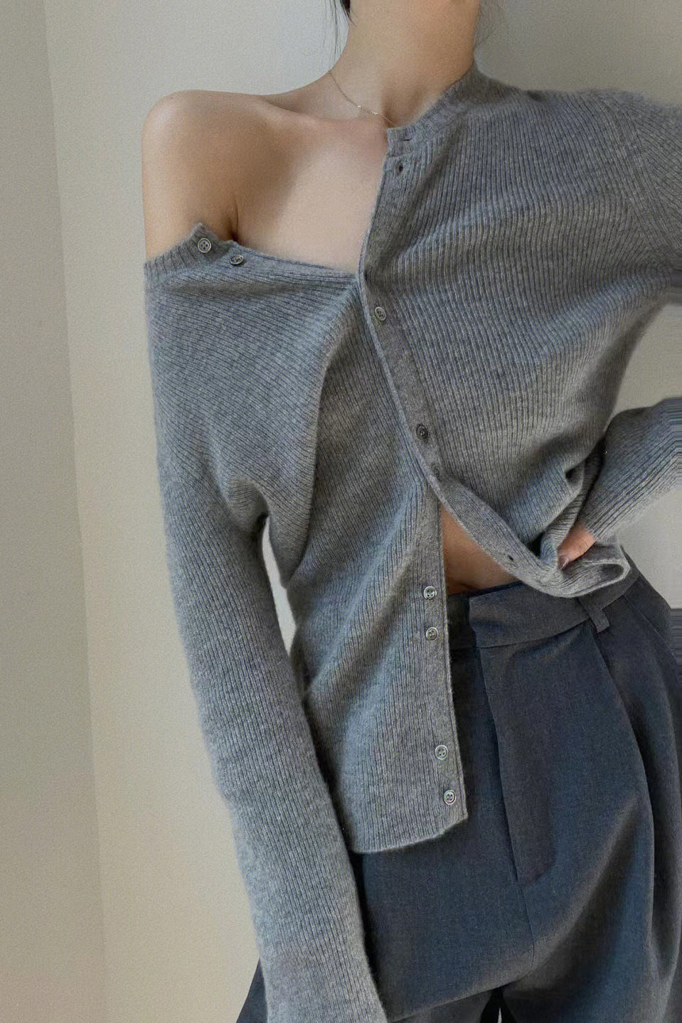 Tailored Knit Cardigan image 4