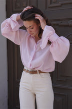 Tencel Button Up Long Sleeve Blouse image 2