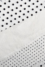 Sheer Polka Dot Asymmetrical Skirt image 3