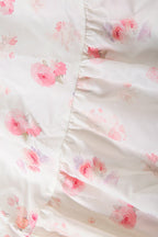 Floral Slim Fit Deep V High Waist Maxi Dress image 9
