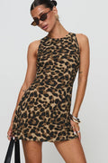Leopard Print Tank Mini Dress image 1