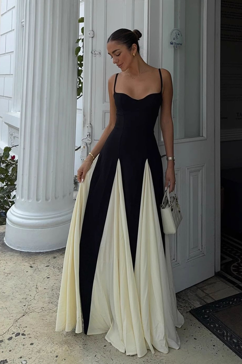 Colorblock Cami Maxi Dress image 8