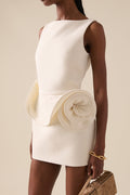 Chic Floral Embellished Party Dress image 3