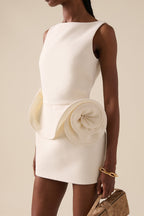 Chic Floral Embellished Party Dress image 3