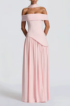 Ruched Tie Tube High Slit Cami Maxi Dress image 3