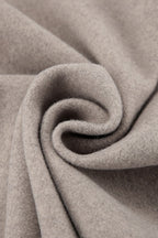 Brown Double-Breasted Blazer Coat image 7