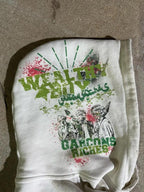 Graffiti Printed Gothic Hoodie image 3