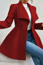 Belted Wool Long Coat image 11