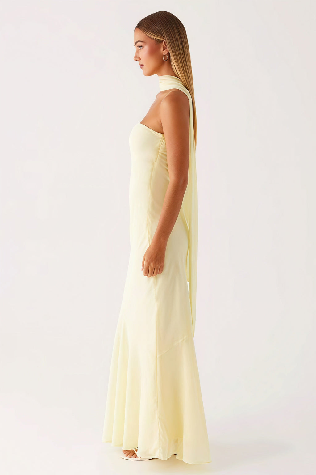 Floral Tie Fishtail Vacation Maxi Dress image 10