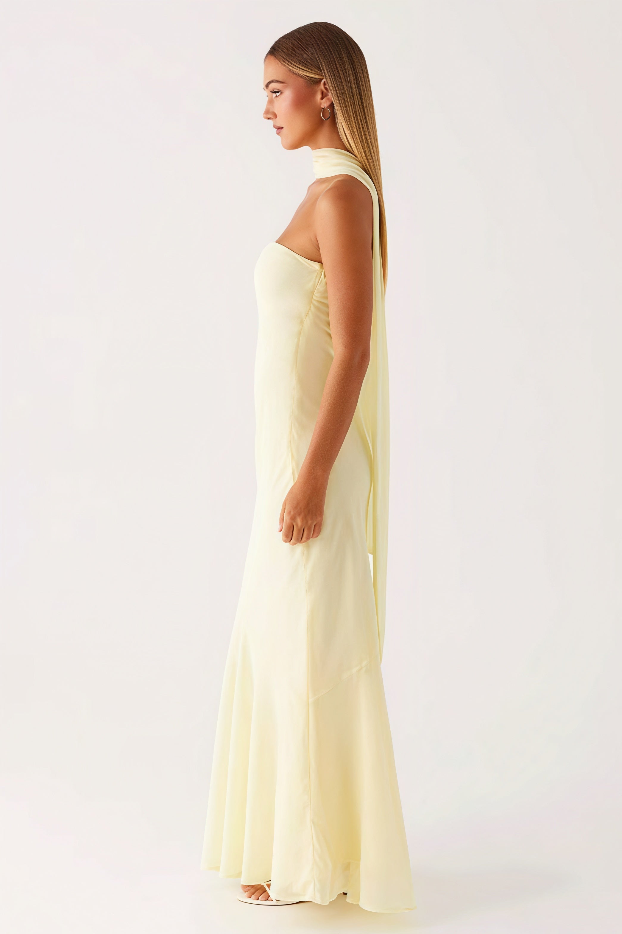 Floral Tie Fishtail Vacation Maxi Dress image 10