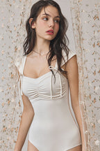 Wide Strap Slim Fit Triangle One Piece Set image 1