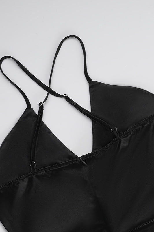 Sexy Halter Neck Crisscross Split Maxi Dress Party Dress image 5
