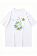 Casual Loose Fresh Printed T‑shirt image 4