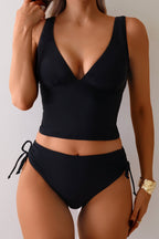 Backless String Tankini Two Piece Swim Set image 3