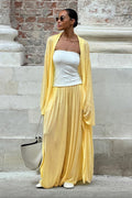 Casual Long Cardigan with Lantern Pants Two Piece Pants Set image 1