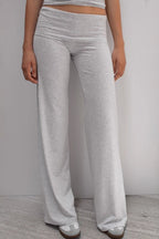 Solid Wing Sequin Embroidered Casual Pants image 1