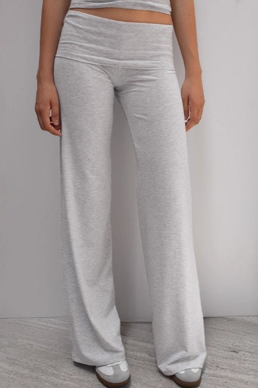 Solid Wing Sequin Embroidered Casual Pants image 1