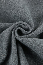 Trendy Grey Wool Short Coat image 9