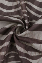 Sexy Mesh Zebra Print Sheer Blouse image 6