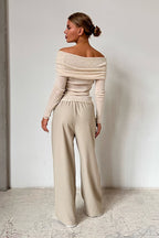 Slim Fit Off-Shoulder Knit Top image 8