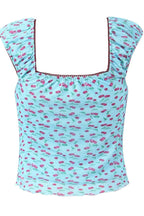 Sweet Bow Cherry Puff Sleeve Blouse image 6