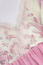 Floral Lace Patchwork V‑Neck Cami Top image 6