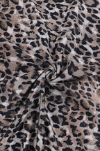 Chic Leopard Print Spaghetti Strap Maxi Dress image 4