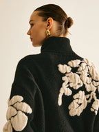 Wool-Blend Turtleneck Jacquard Sweater image 3