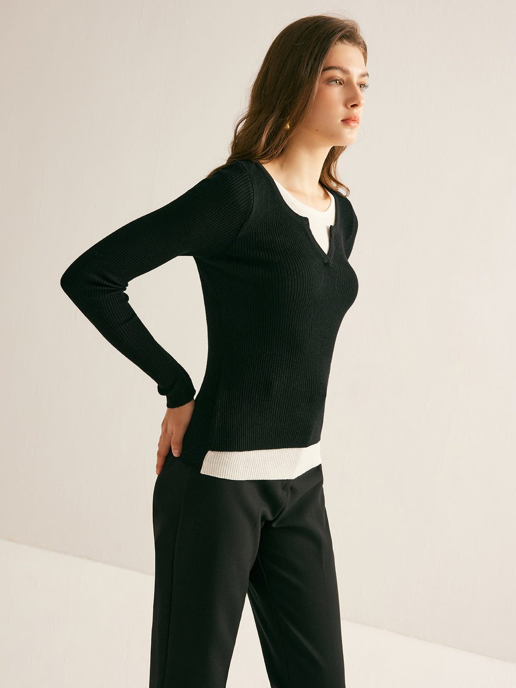 2 in 1 Slim Knit Top image 4
