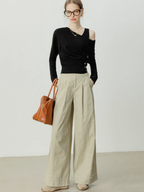 Asymmetrical Cold Shoulder Sweater Co-ords image 3