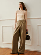 Cross-Wrap Semi-Sheer Top image 2