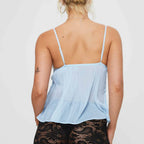 Pleated Bow Babydoll Crop Top image 6