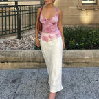 Adjustable Ruffled Backless Crop Top image 2