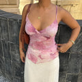 Adjustable Ruffled Backless Crop Top image 6